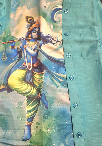 Men's Cotton Shirt and Dhoti (Delivery in 5-7working days )