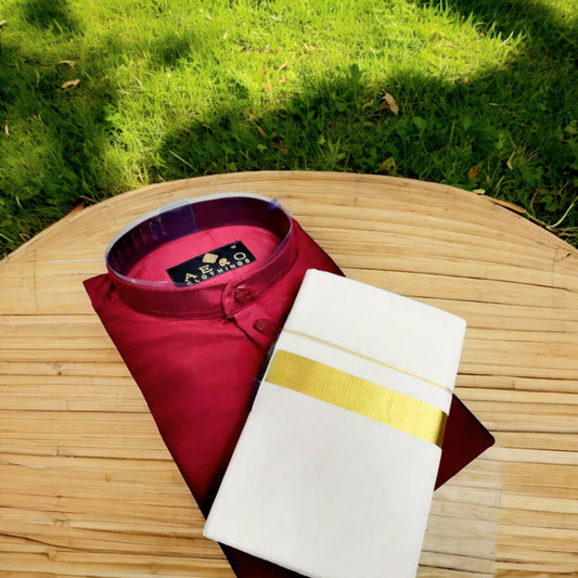Pre Order: Men's Traditional Combo - Kurta and Dhoti