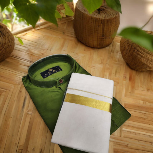 Pre Order: Men's Traditional Combo - Kurta and Dhoti