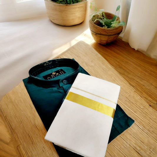 Pre Order: Men's Traditional Combo - Kurta and Dhoti