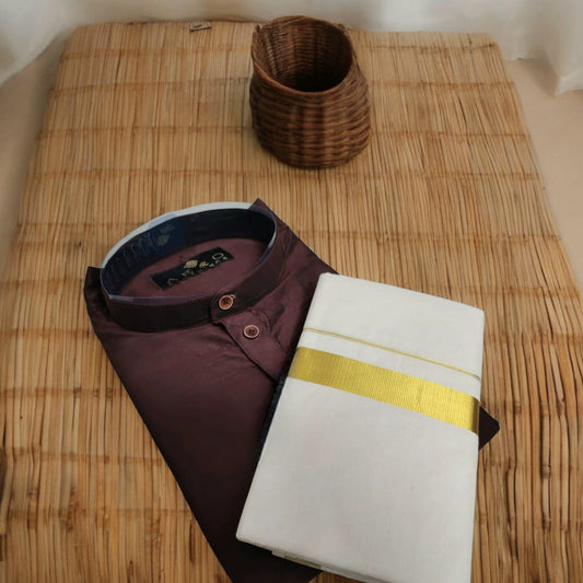 Pre Order: Men's Traditional Combo - Kurta and Dhoti