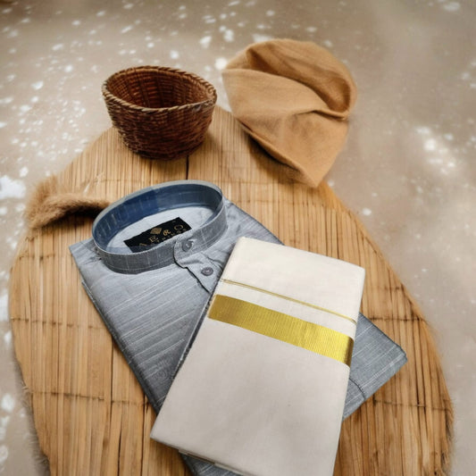 Pre Order: Men's Traditional Combo - Kurta and Dhoti