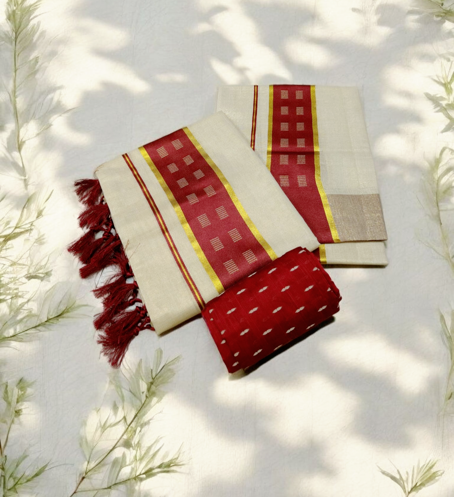 Pre order kerala Tissue silk set mundu