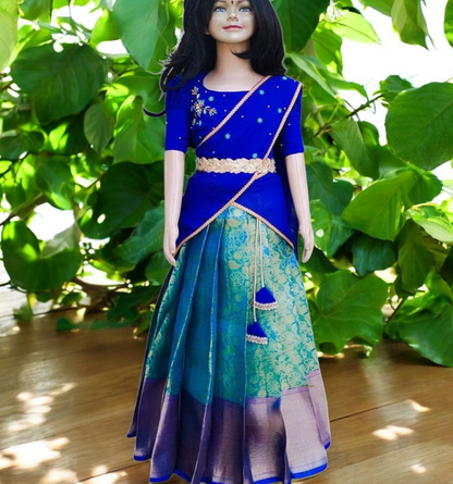 Girls skirt and Top Dhavani style Pre order