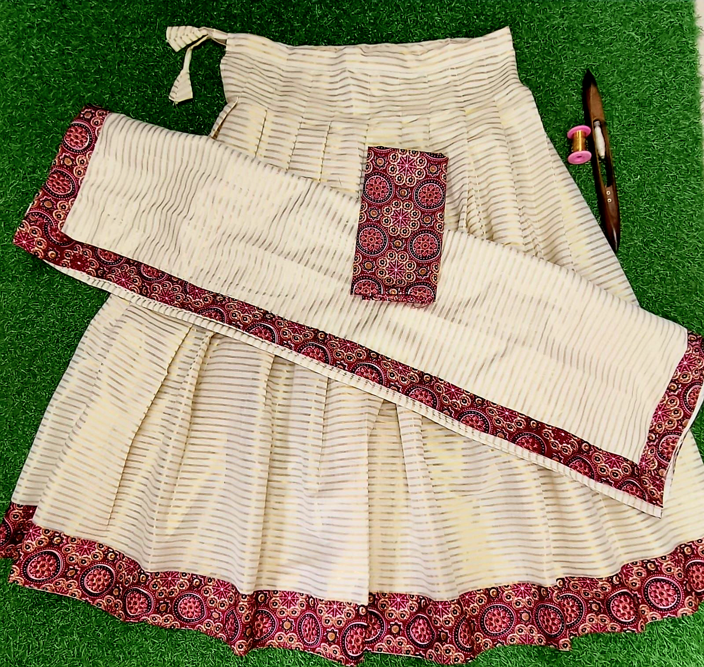 Fully Stitched Dhavani set Preorder (Delivery in 20-25 working Days)