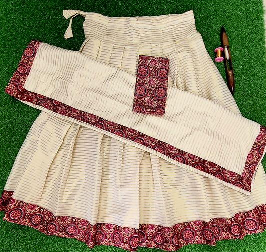 Fully Stitched Dhavani set Preorder (Delivery in 20-25 working Days)