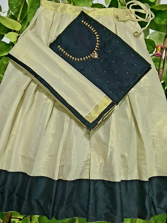 Fully Stitched Dhavani set Preorder (Delivery in 25-30 working Days)