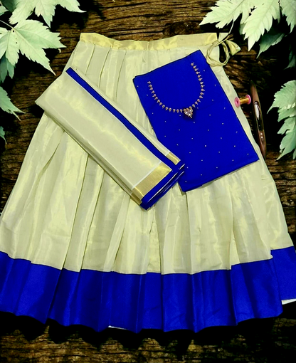 Fully Stitched Dhavani set Preorder (Delivery in 25-30 working Days)