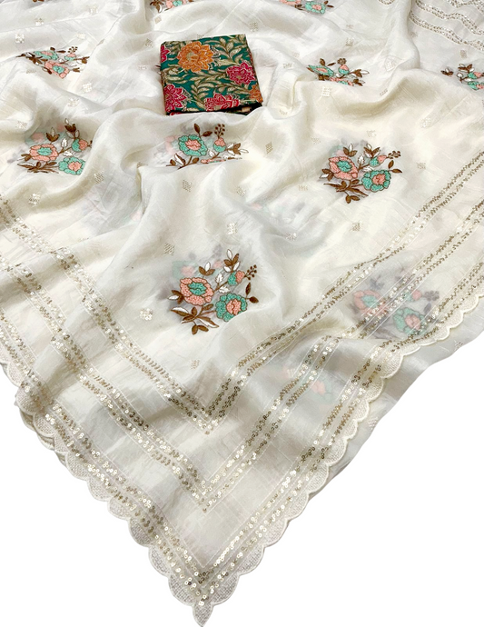 Designer Silk saree (Delivery in 15-20 working days)