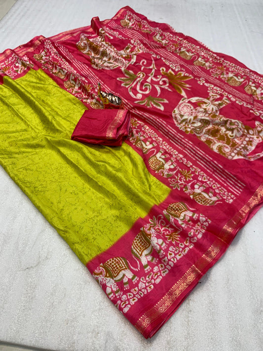 Dola silk sarees (Delivery in 20-25 working days )