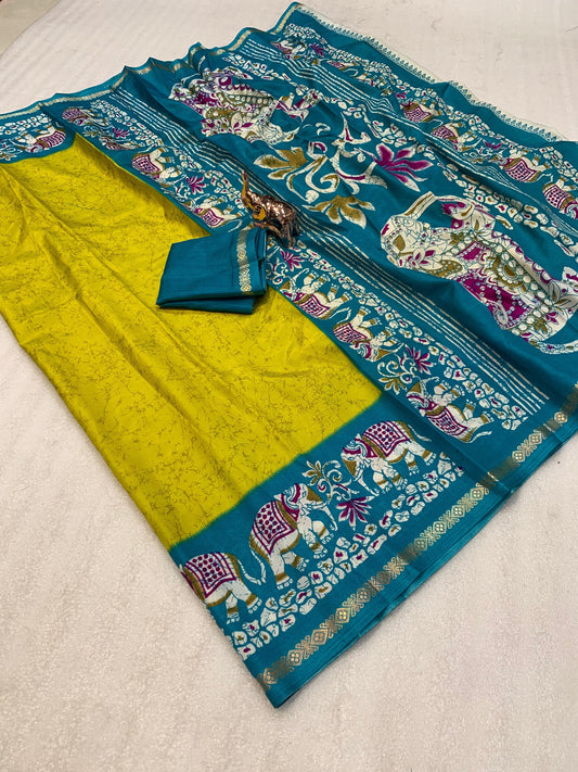 Dola silk sarees (Delivery in 20-25 working Days)