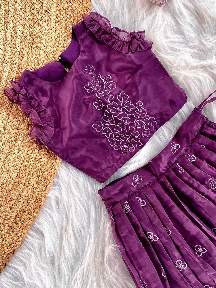 Kids Girls Skirt and Top(Deivery in 25-30working days )