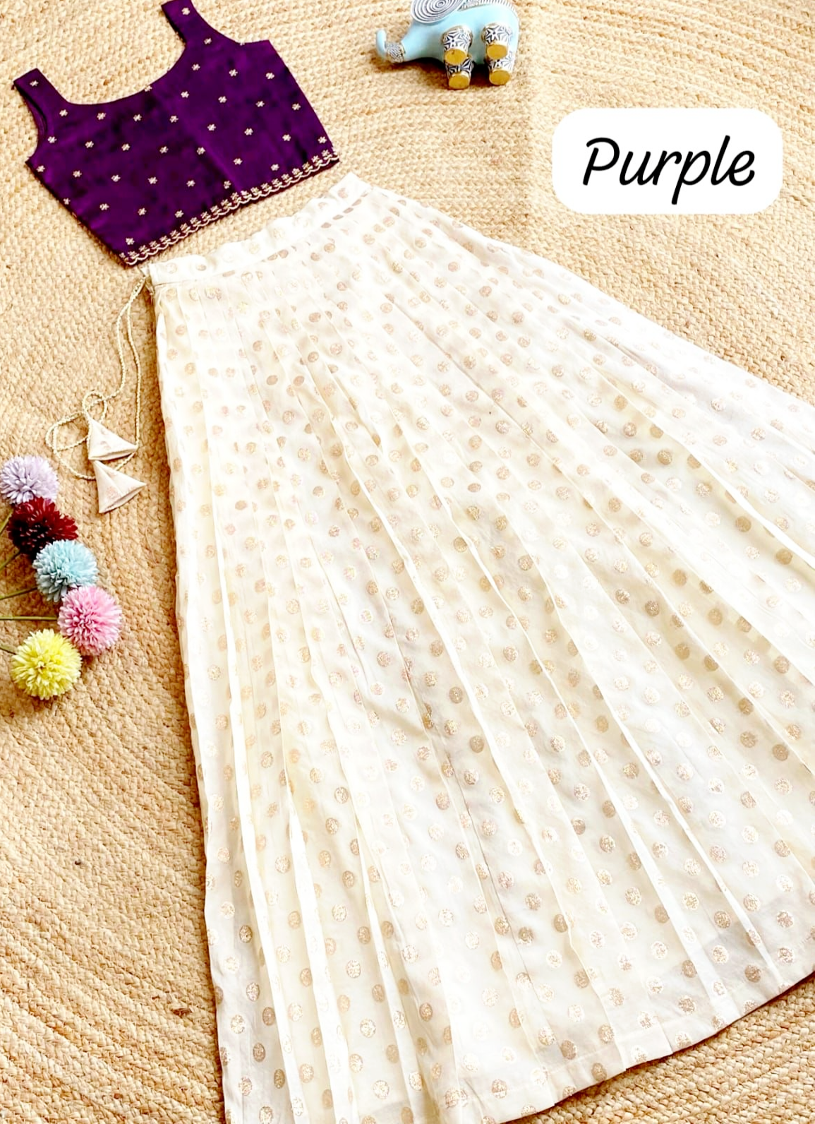 Traditional Skirt and Top (Delivery in 25-30working days )