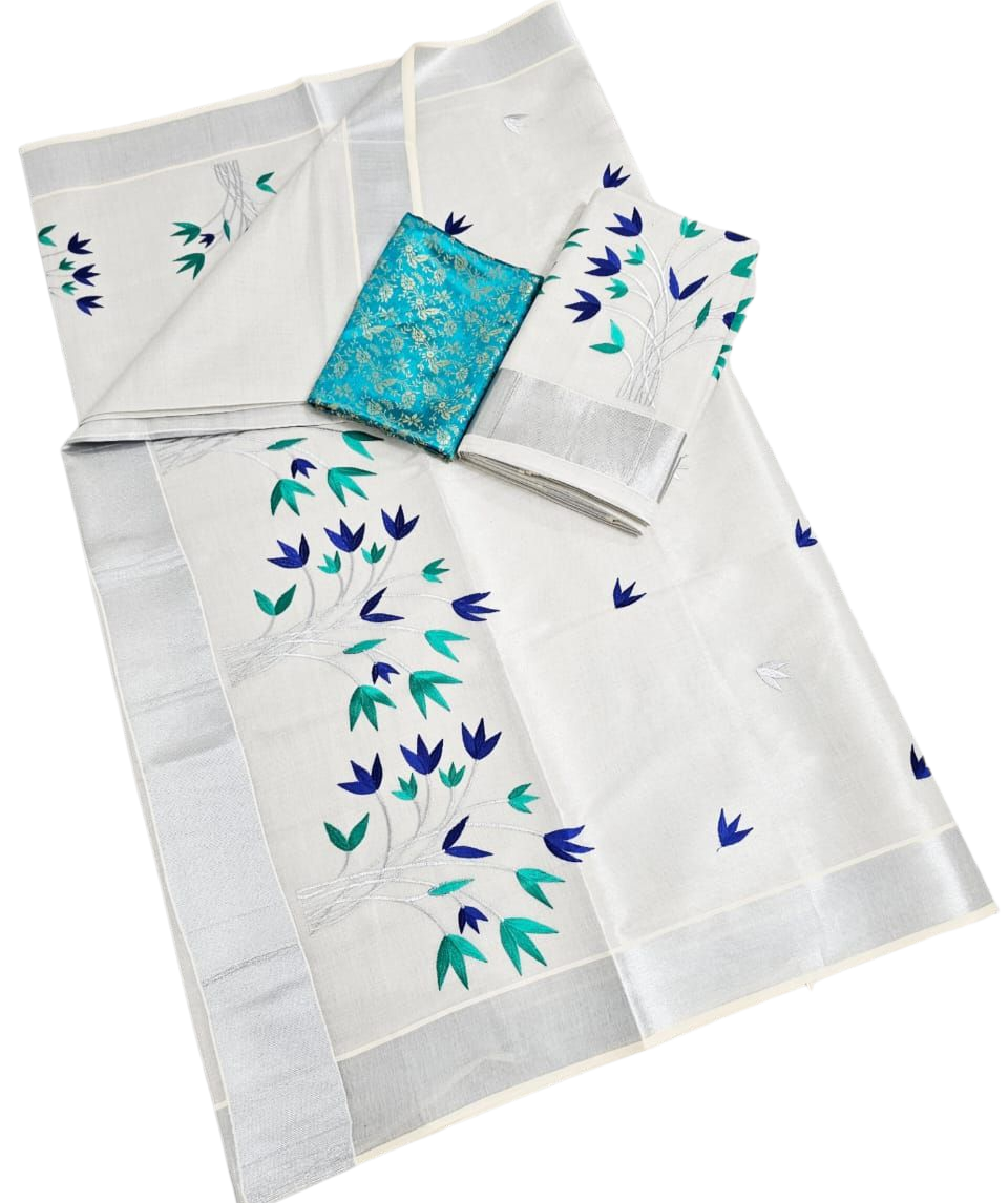Tissue silk Set saree (Delivery in 18-23 working days)