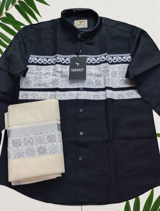 Men's Cotton Shirt and Dhoti (Delivery in 3-5 working days)