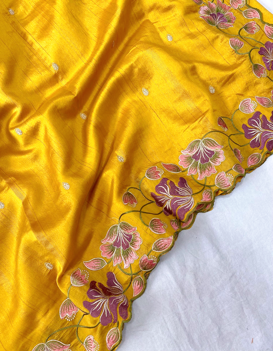 Beautiful Tussar silk saree (Delivery in 15-20 working days)