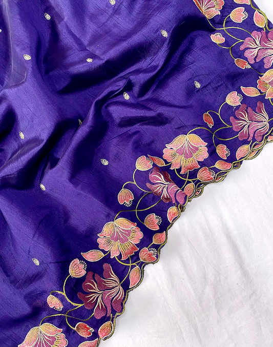 Beautiful Tussar silk saree (Delivery in 15-20 working days)