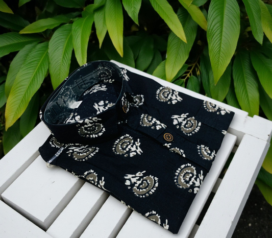 Kids boys printed cotton shirt (Delivery in 2-4 days )