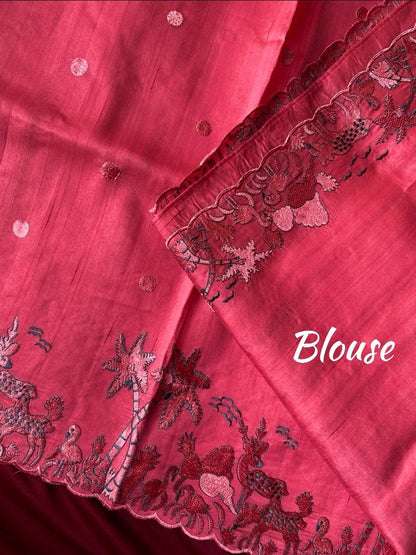 Beautiful Tussar silk saree (Delivery in 20-25 working Days)
