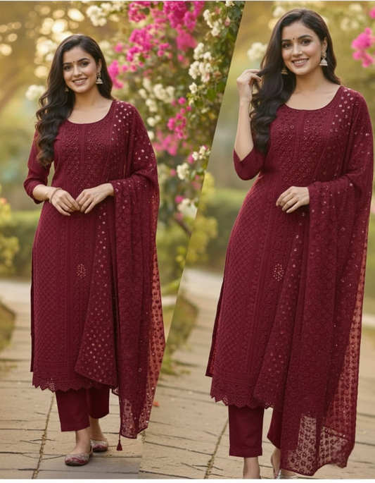 Beautiful salwar set (Delivery in 15-18 working days)