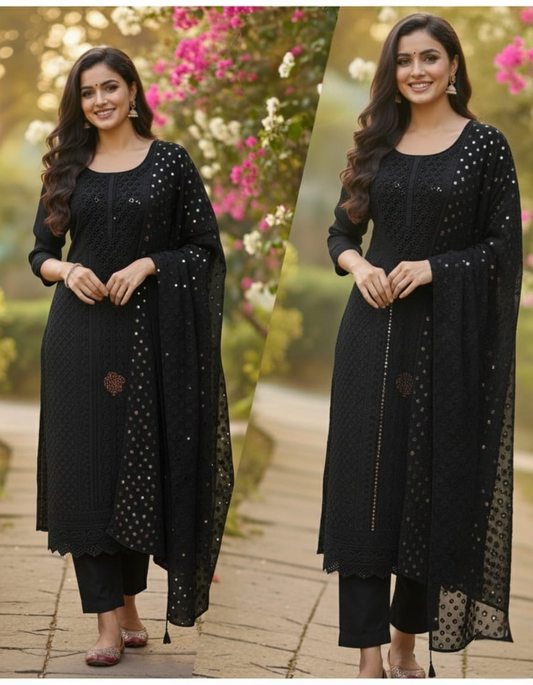 Beautiful Georgette salwar set (Delivery in 15-18 working days)