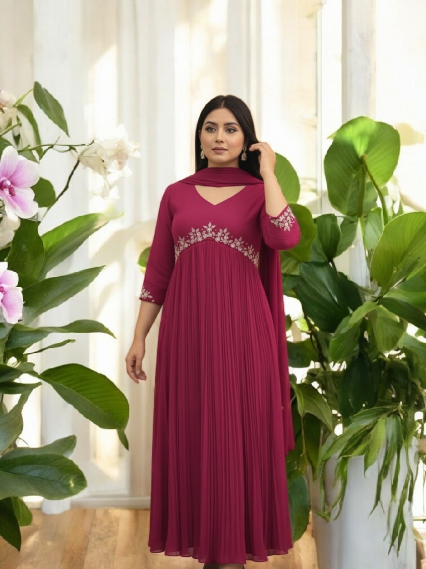 Georgette salwar set (Delivery in 25-28 Working Days)
