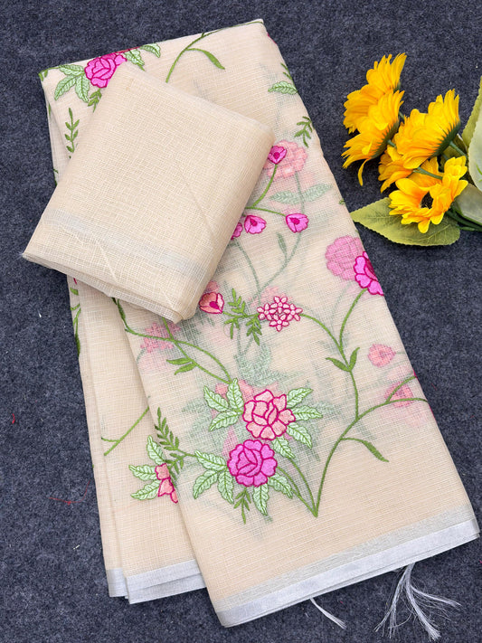 Beautiful Kota Doriya saree (Delivery in 20-25 working Days)