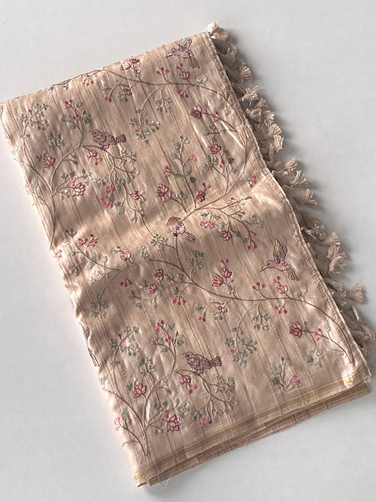 Beautiful Tussar silk saree (Delivery in 20-25 working days )