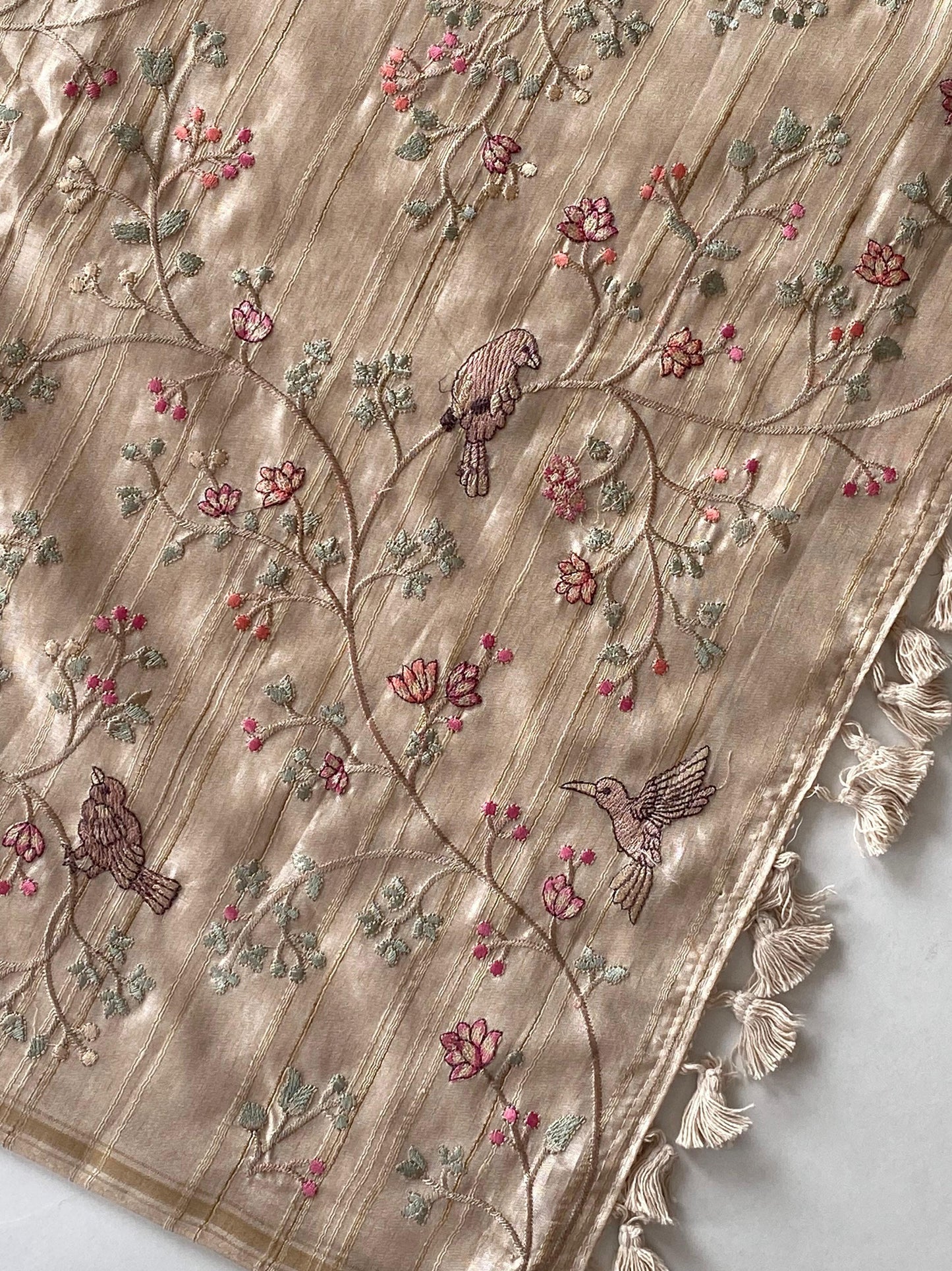 Beautiful Tussar silk saree (Delivery in 20-25 working days )