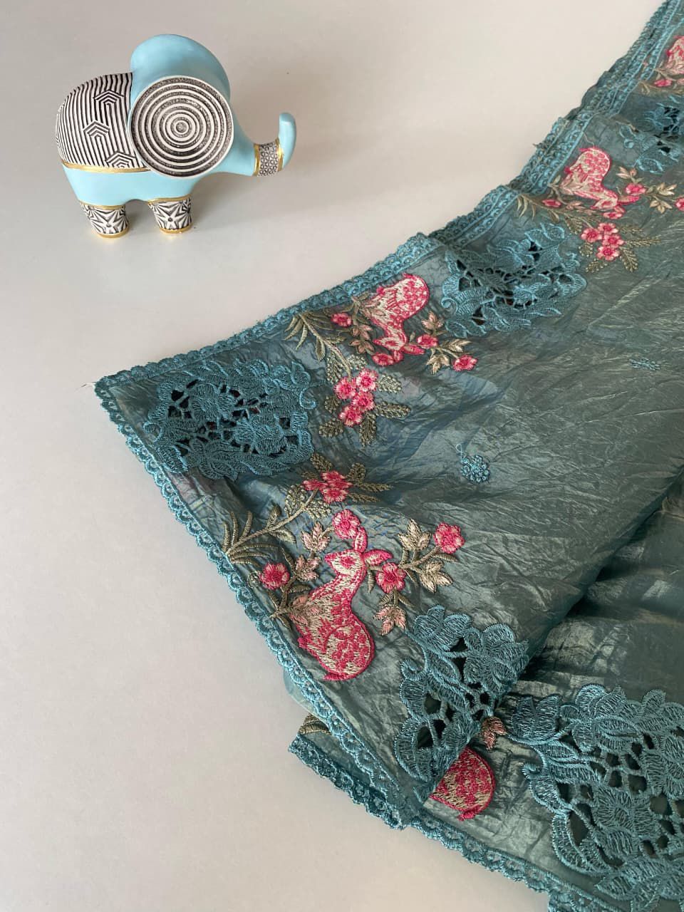 Beautiful semisilk saree (Delivery in 20-25 working Days)