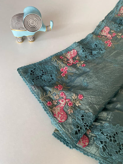 Beautiful semisilk saree (Delivery in 20-25 working Days)