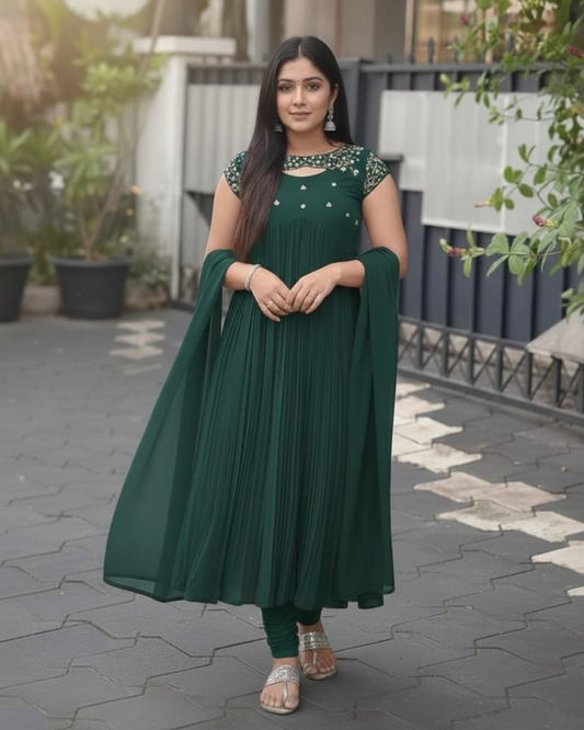 Georgette salwar set (Delivery in 15-18 working days)