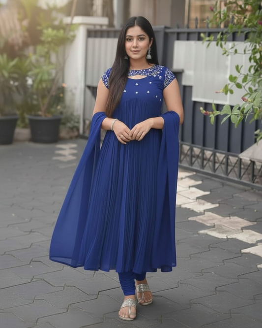 Georgette salwar set (Delivery in 15-18working Days)