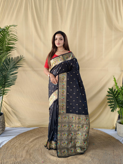 Soft silk banarasi saree