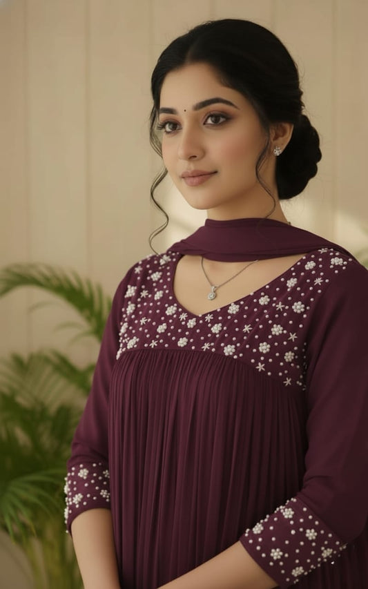 Designer Salwar set (Delivery in 23 -28 working days)