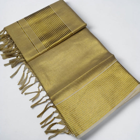 Onam special Tissue Silk saree (Delivery in 25-30 working days)