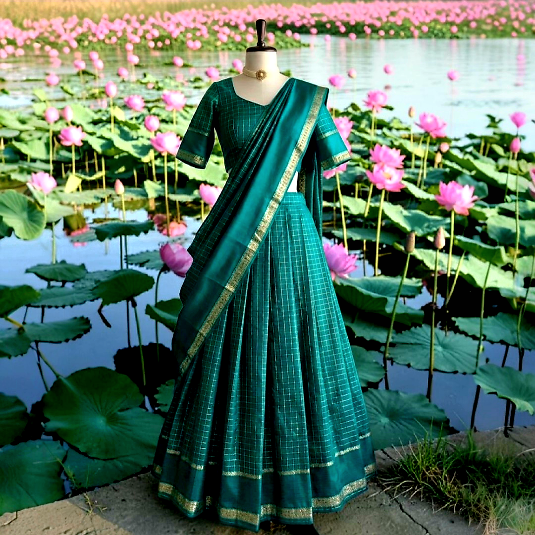 Traditional Dhavani set (Delivery in 28-30days )