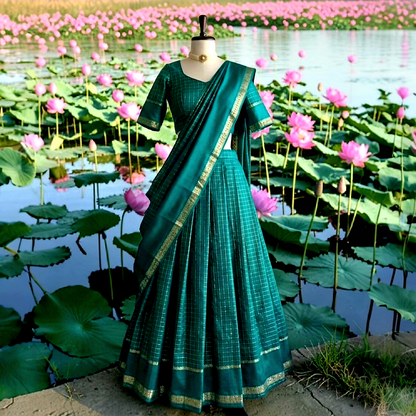 Traditional Dhavani set (Delivery in 28-30days )