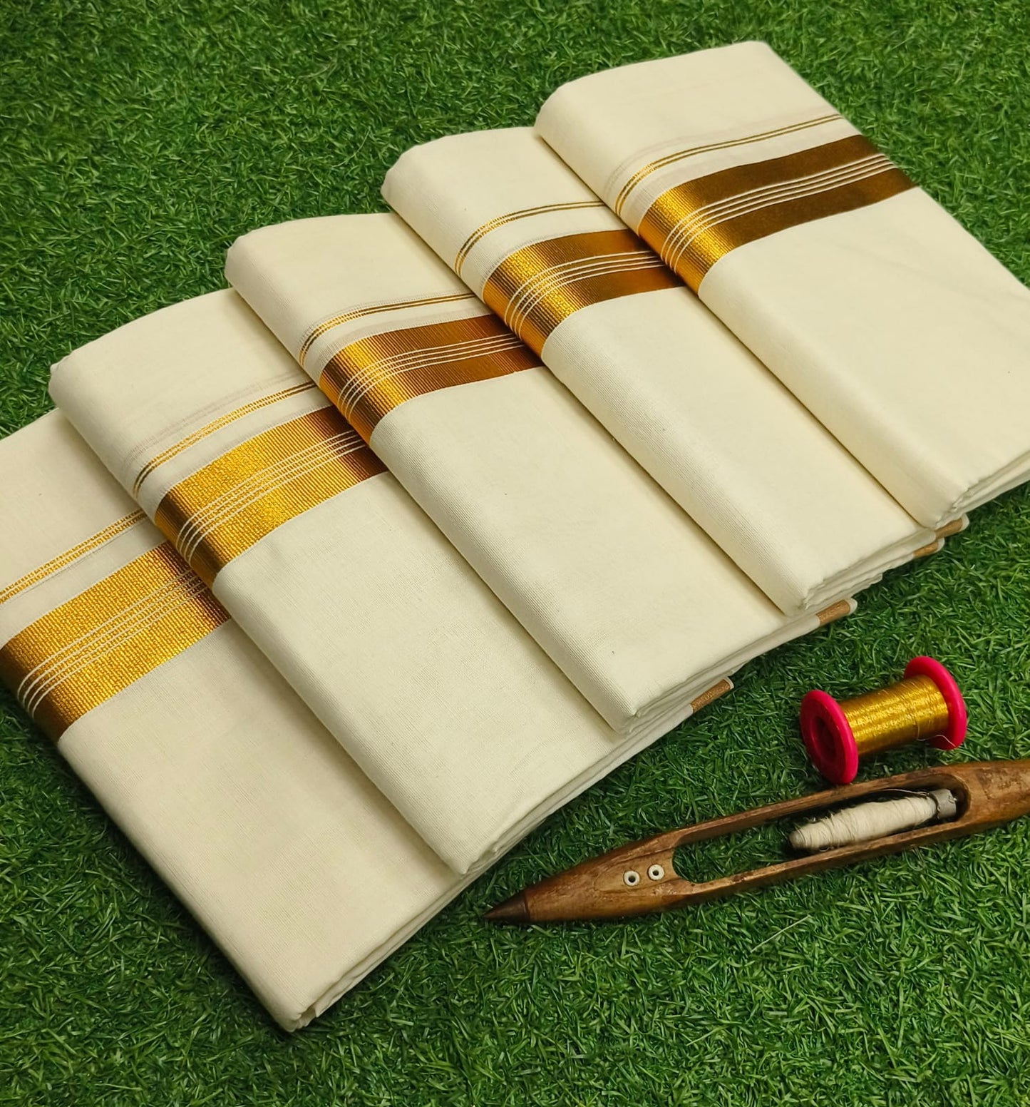 Men's Cotton Double Dhoti (Delivery in 20-25 working Days)
