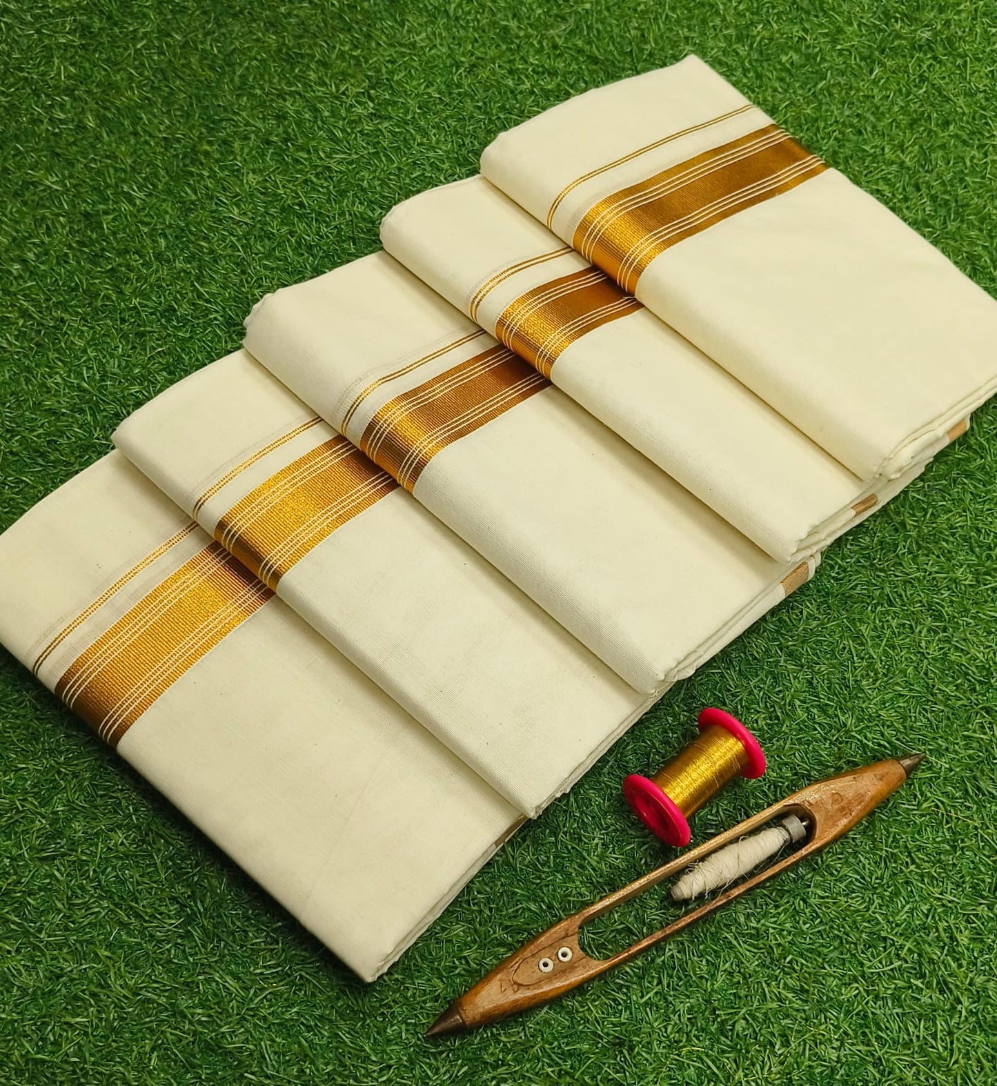 Men's Cotton Double Dhoti (Delivery in 20-25 working Days)
