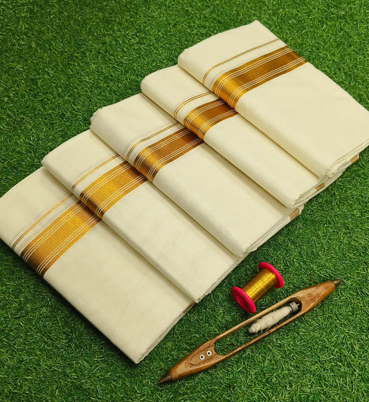 Men's Cotton Double Dhoti (Delivery in 20-25 working Days)