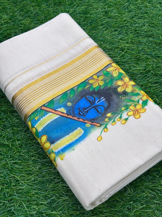 Men's Cotton Double Dhoti (Delivery in 20-25 working Days)