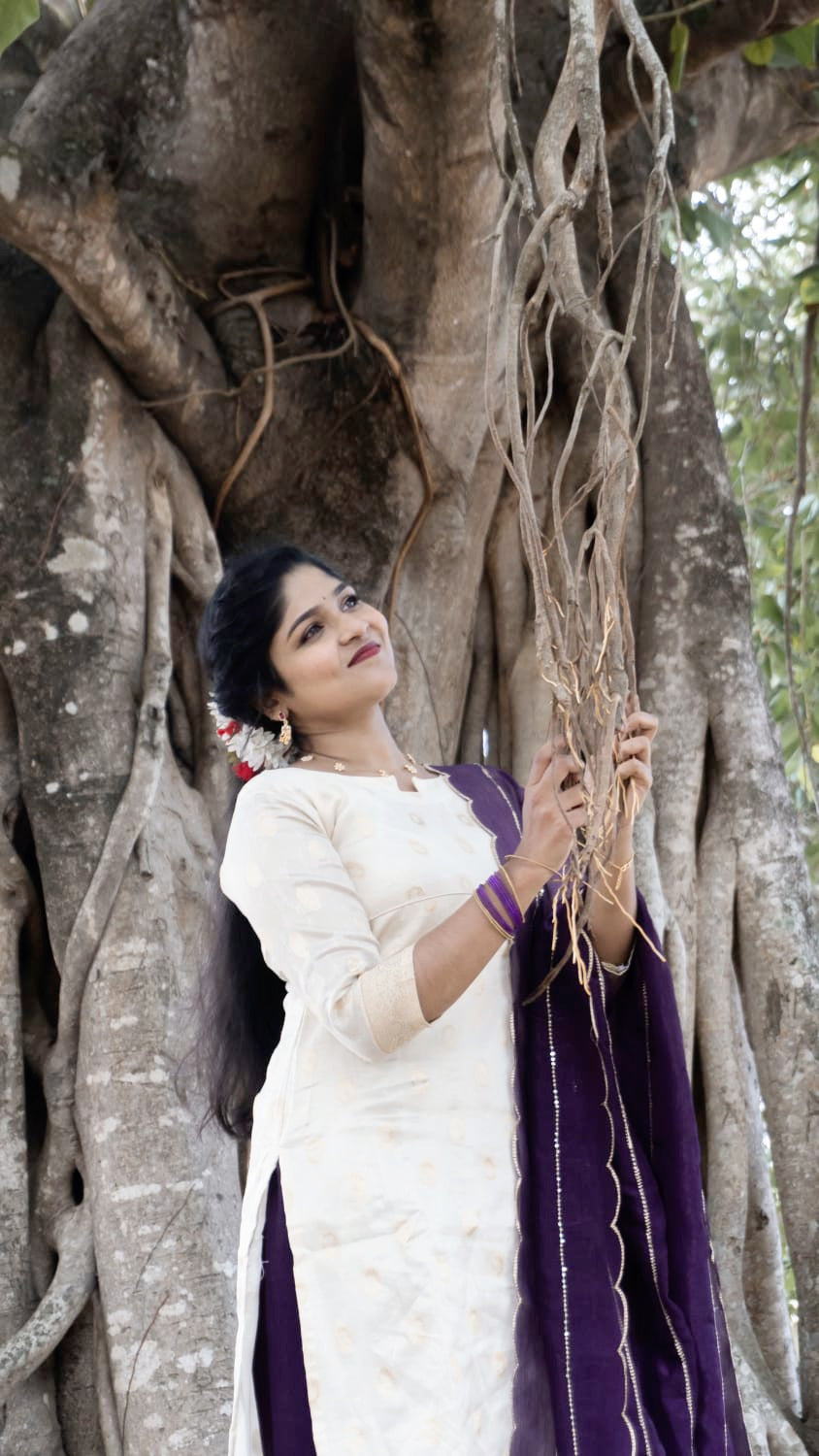 Traditional onam special salwar set (Delivery in 5 to 8 days )