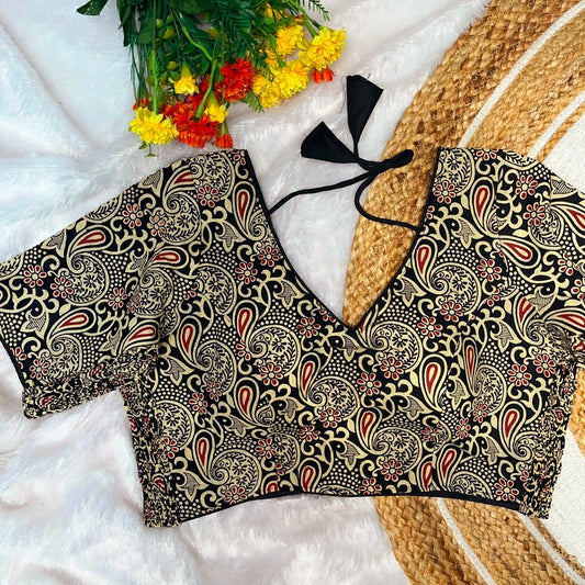 Stretchable Ready made blouse (Delivery in 25-28 days )