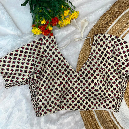 Stretchable Ready made blouse (Delivery in 25-28days )