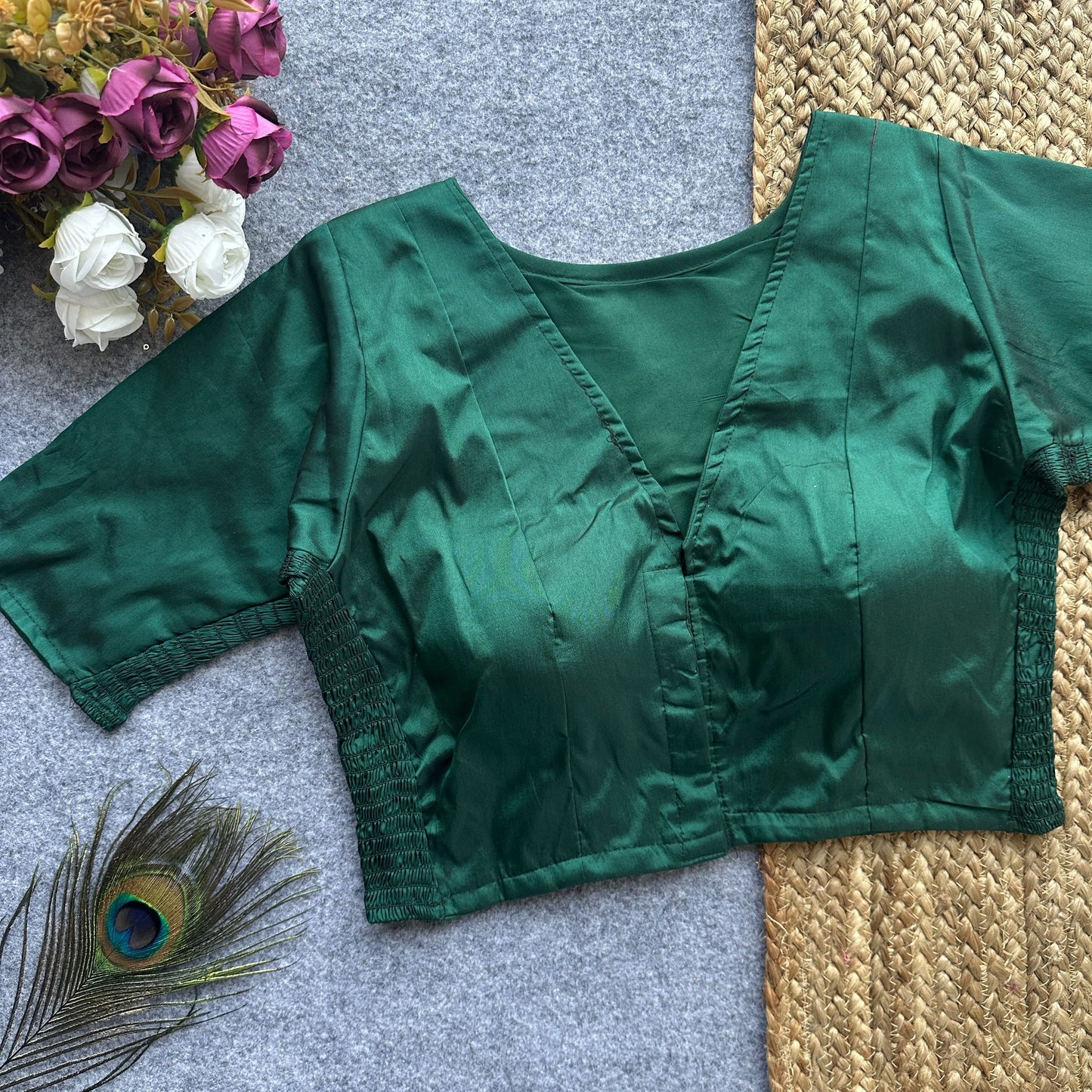 Stretchable Readymade blouse (Delivery in 25-28 days )