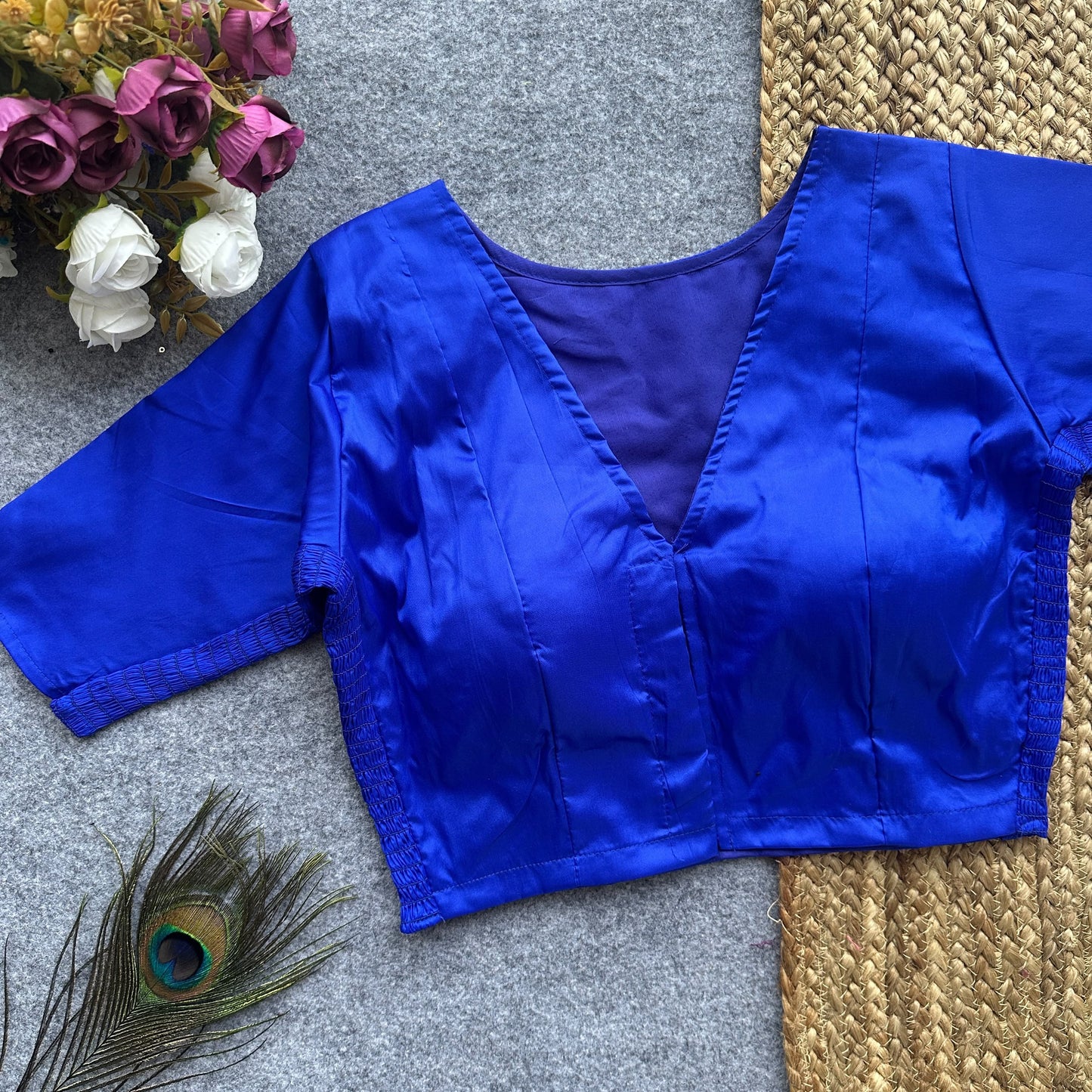 Stretchable Readymade blouse (Delivery in 25-28 days )