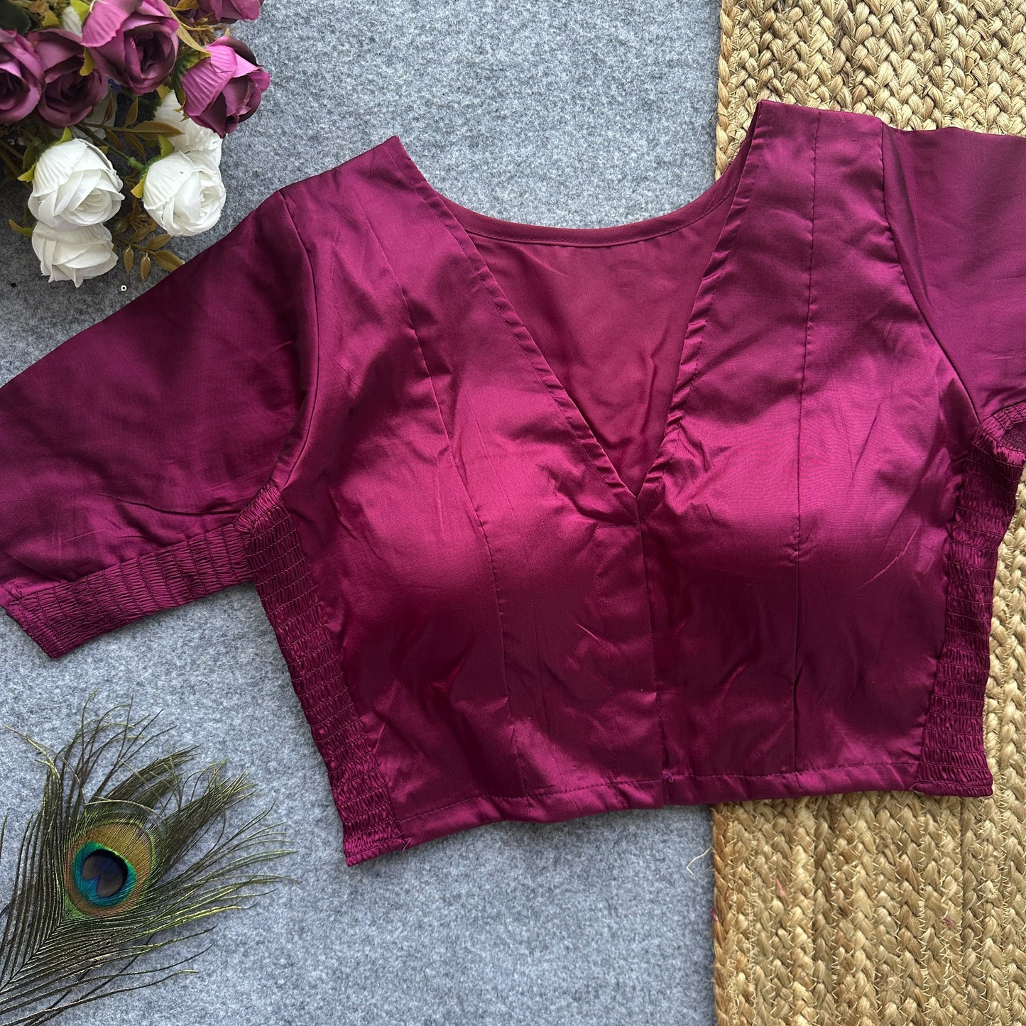 Stretchable Readymade blouse (Delivery in 25 -28days )
