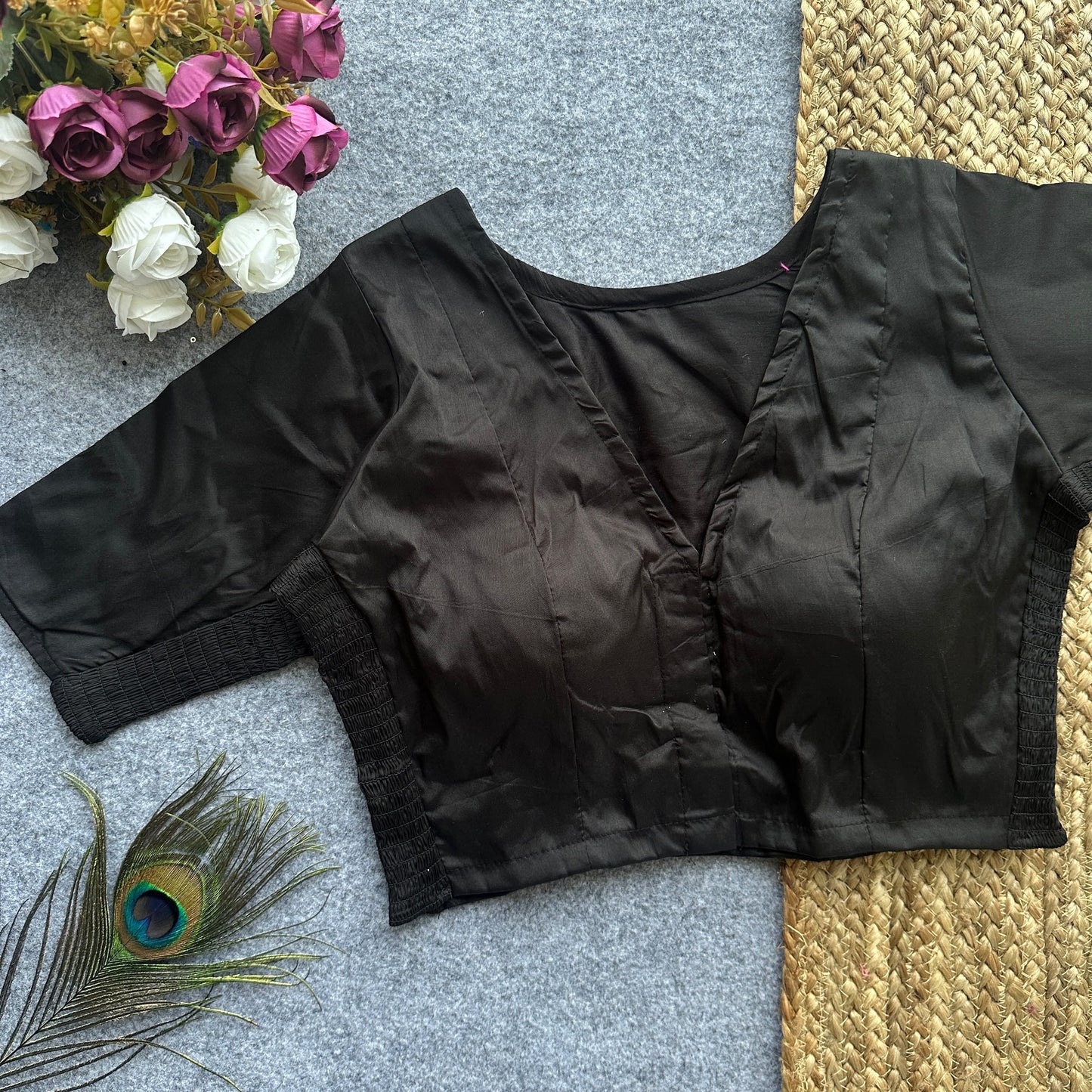 Stretchable Readymade blouse (Delivery in 25-28 days )