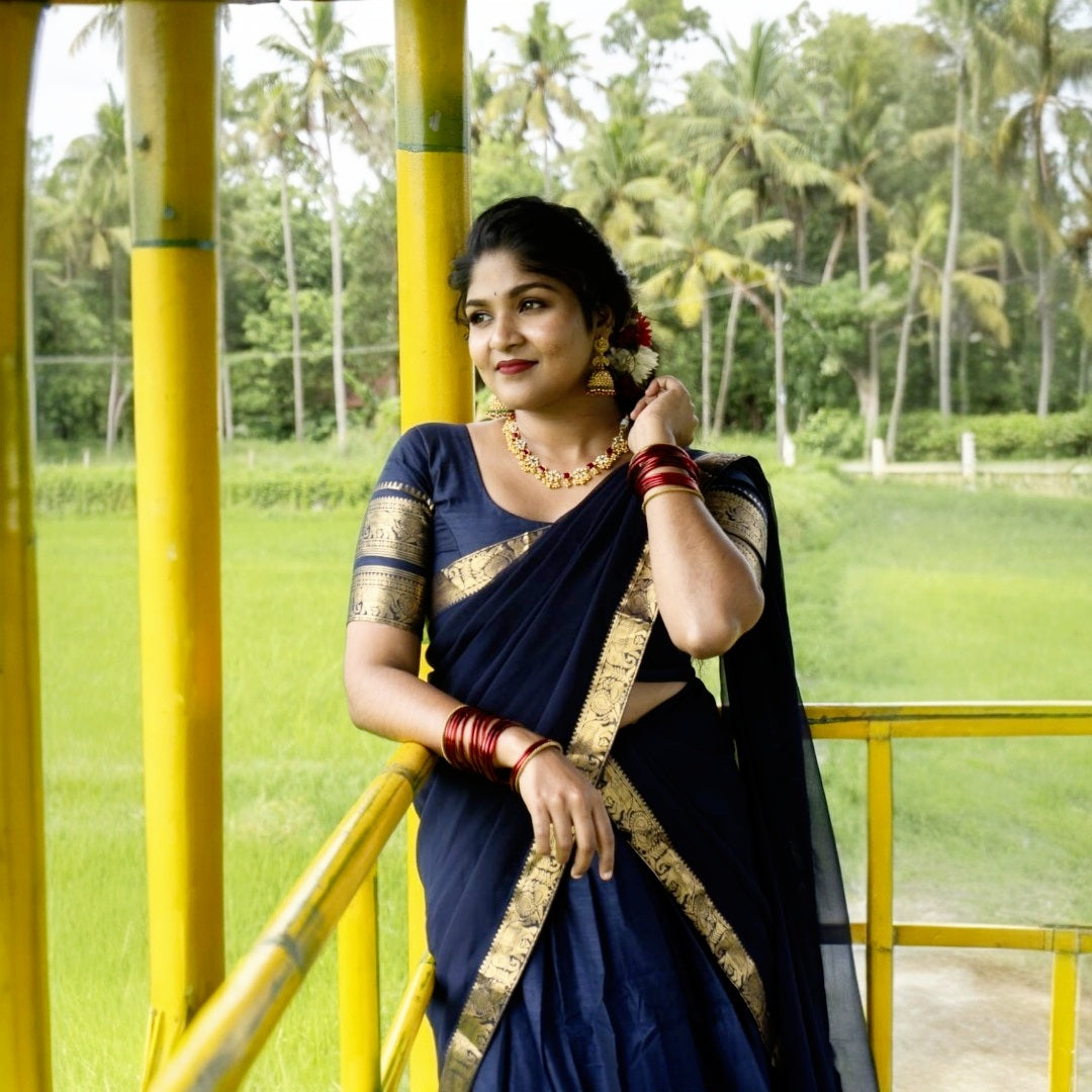 Traditional Dhavani set (Delivery in 25 to 30working days)